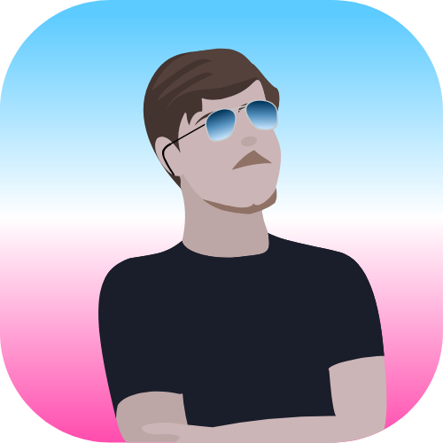Vector portrait icon.